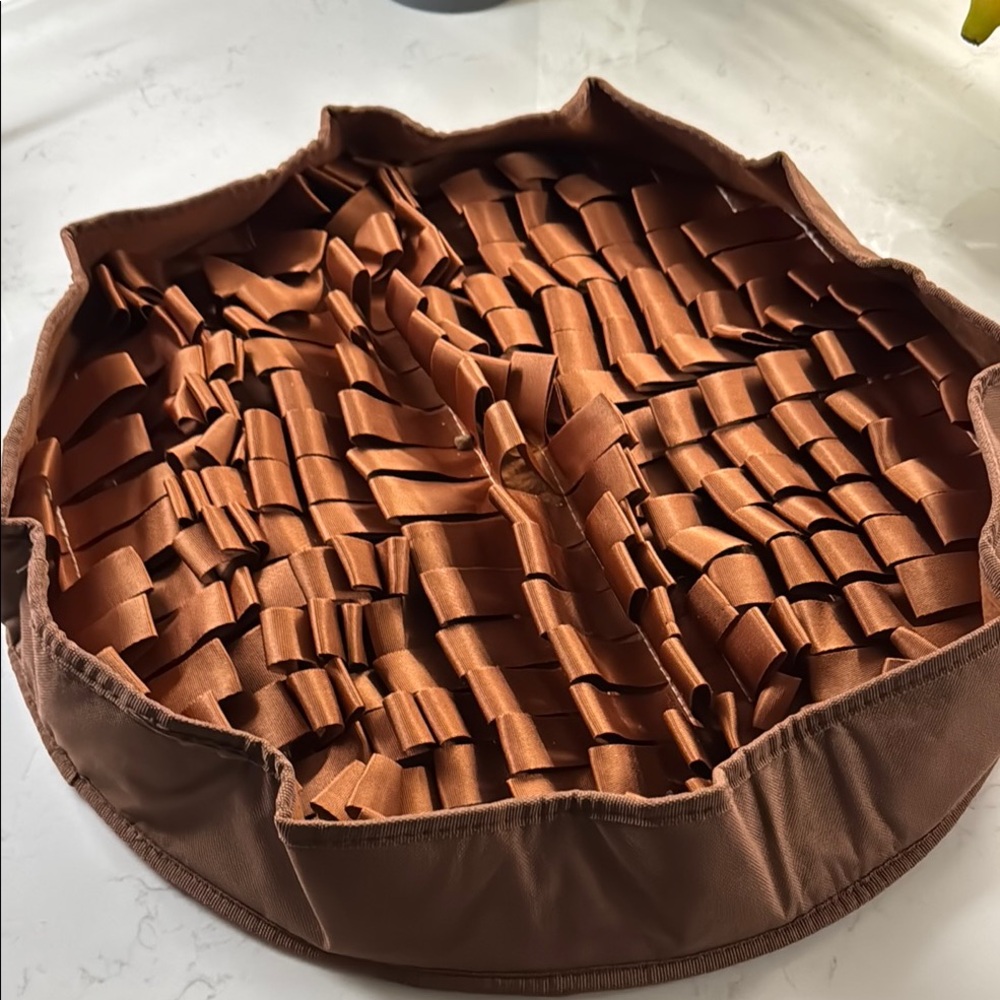 Interactive Brown Dog Snuffle Mat